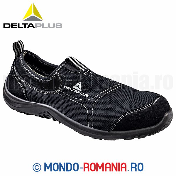 Pantofi de protectie din textil - MIAMI S1P Negru