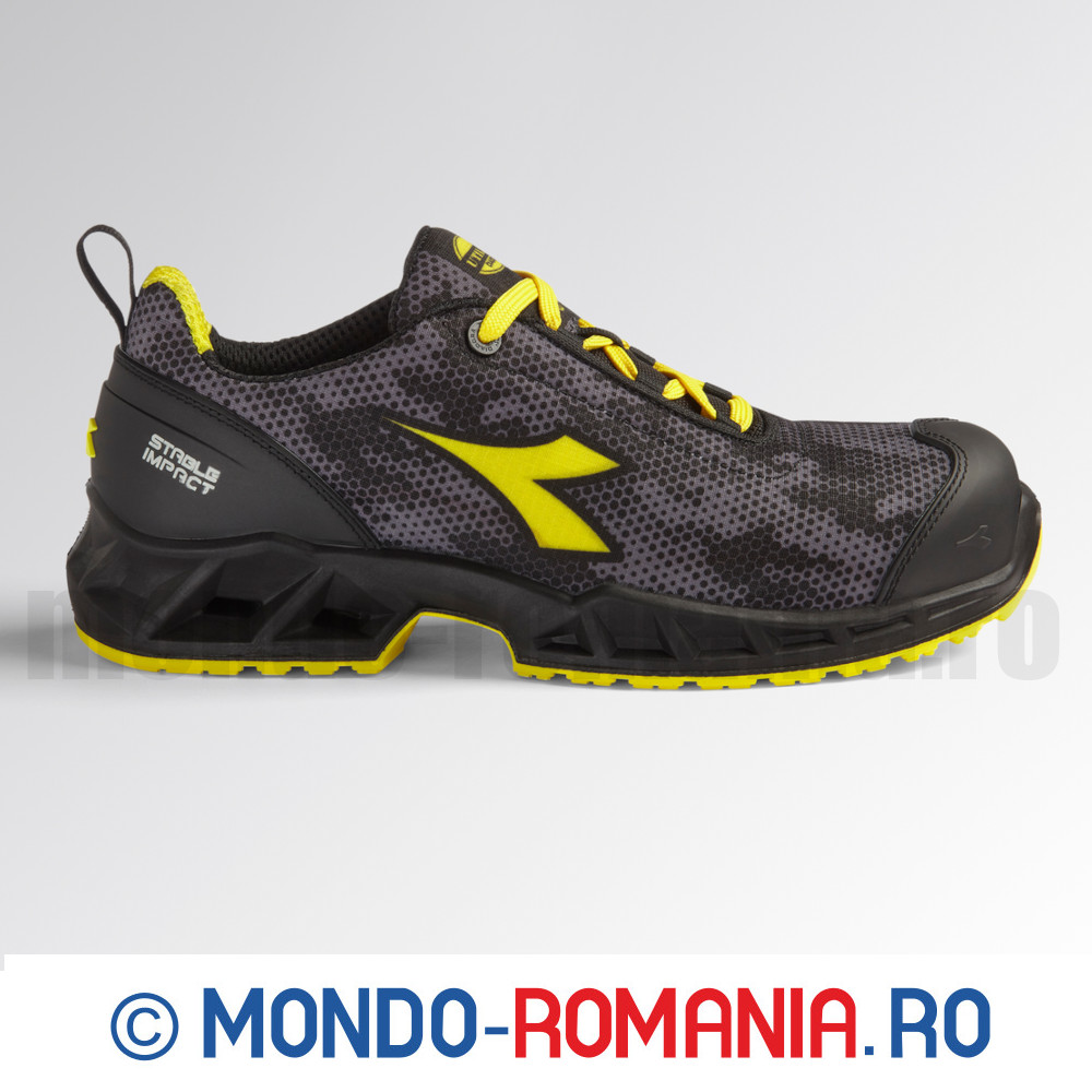 Pantofi protectie DIADORA - SHARK S3 SRC ESD,respirabili, bombeu din aluminiu