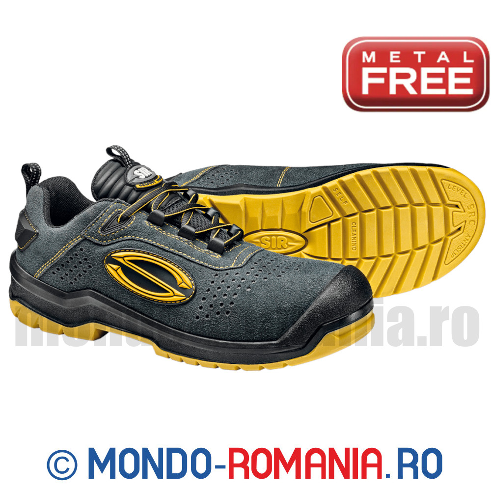 Pantofi de protectie MONIX Free Metal S1P SRC,respirabili, usori - STOC LIMITAT