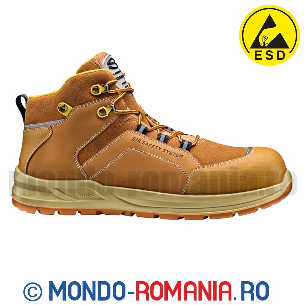 Bocanci protectie MYTHOLOGY S3 SRC ESD cu bombeu non-metalic, compozit