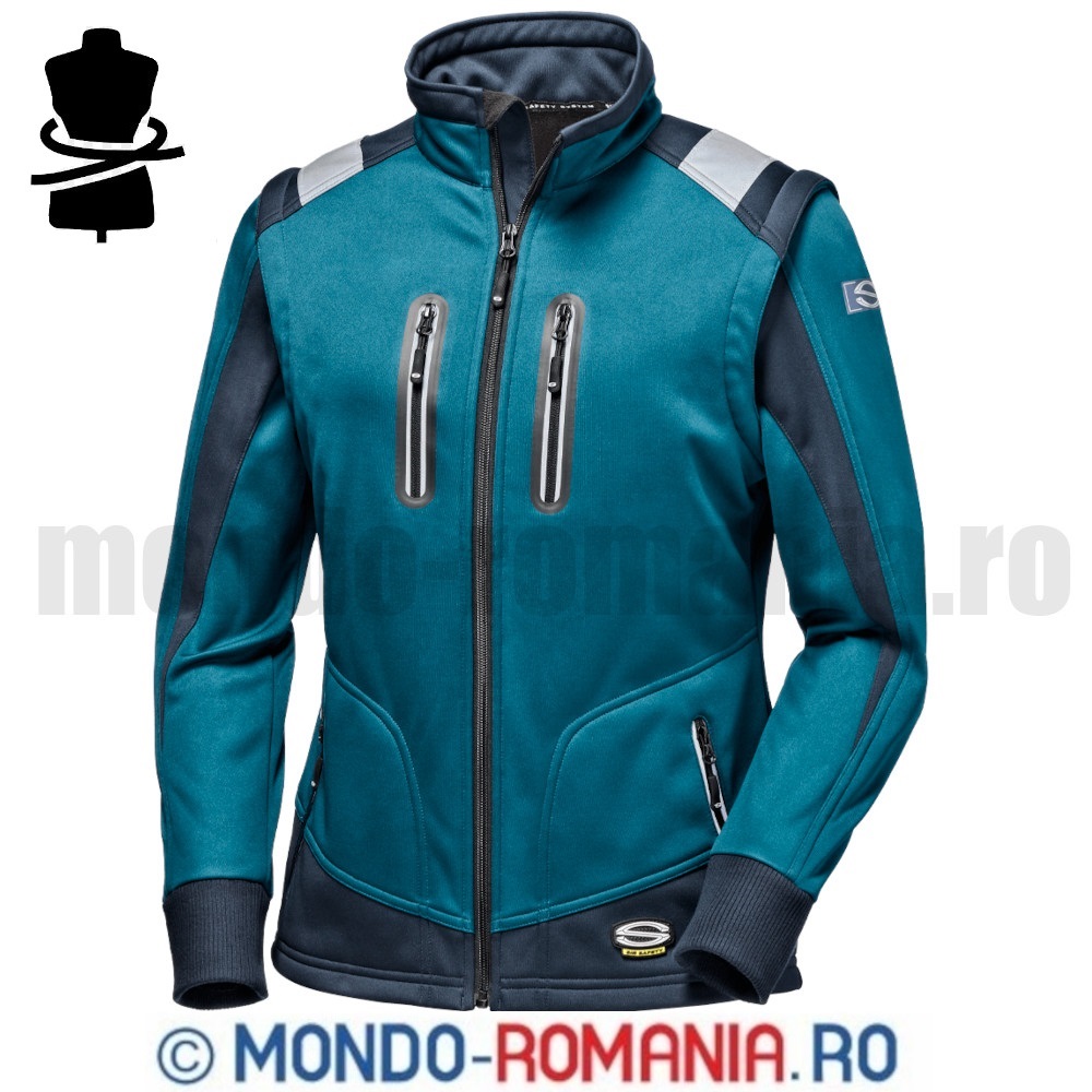 Softshell cu maneci detasabile - STARFLEX LADY Blue