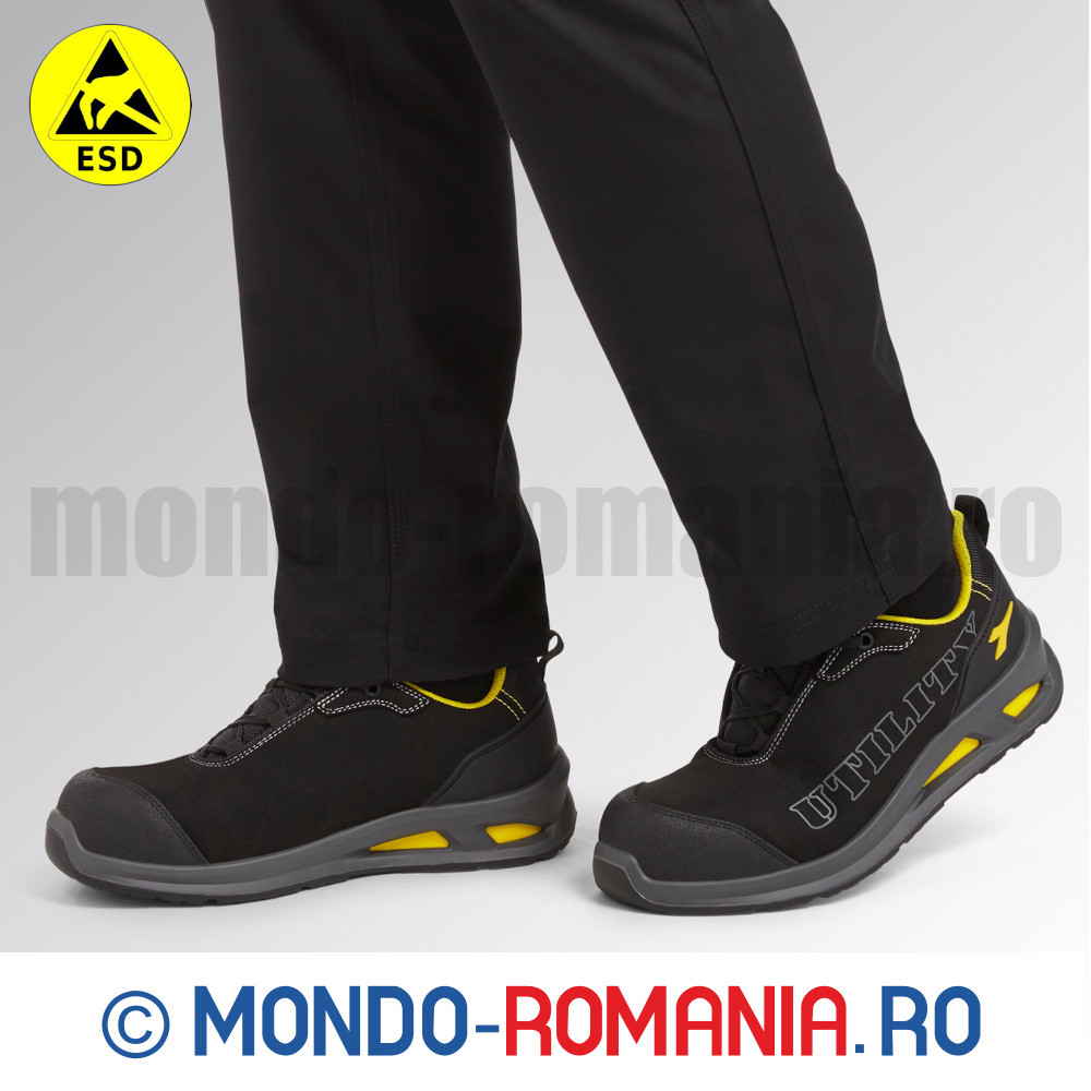 Pantofi de protectie, respirabili, comozi, fara elemente metalice de protectie - DIADORA Smart SOFTBOX - S3L FO SR ESD
