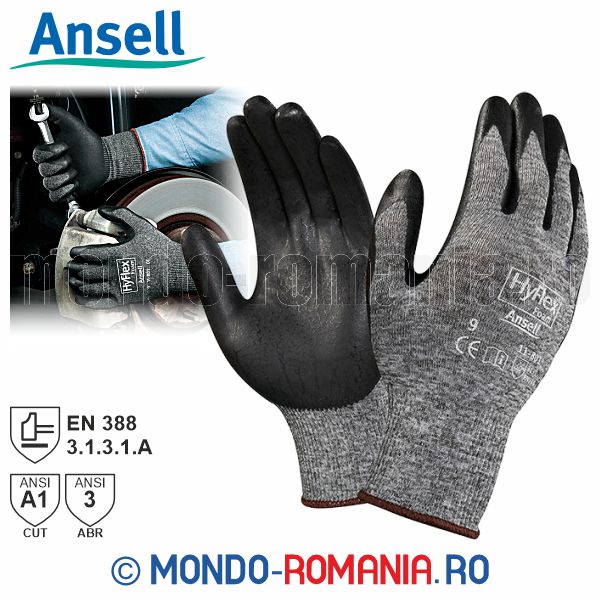  Manusi pentru reglarea și înșurubarea sistemelor, selectarea, fixarea de componente - ANSELL HYFLEX 11-801