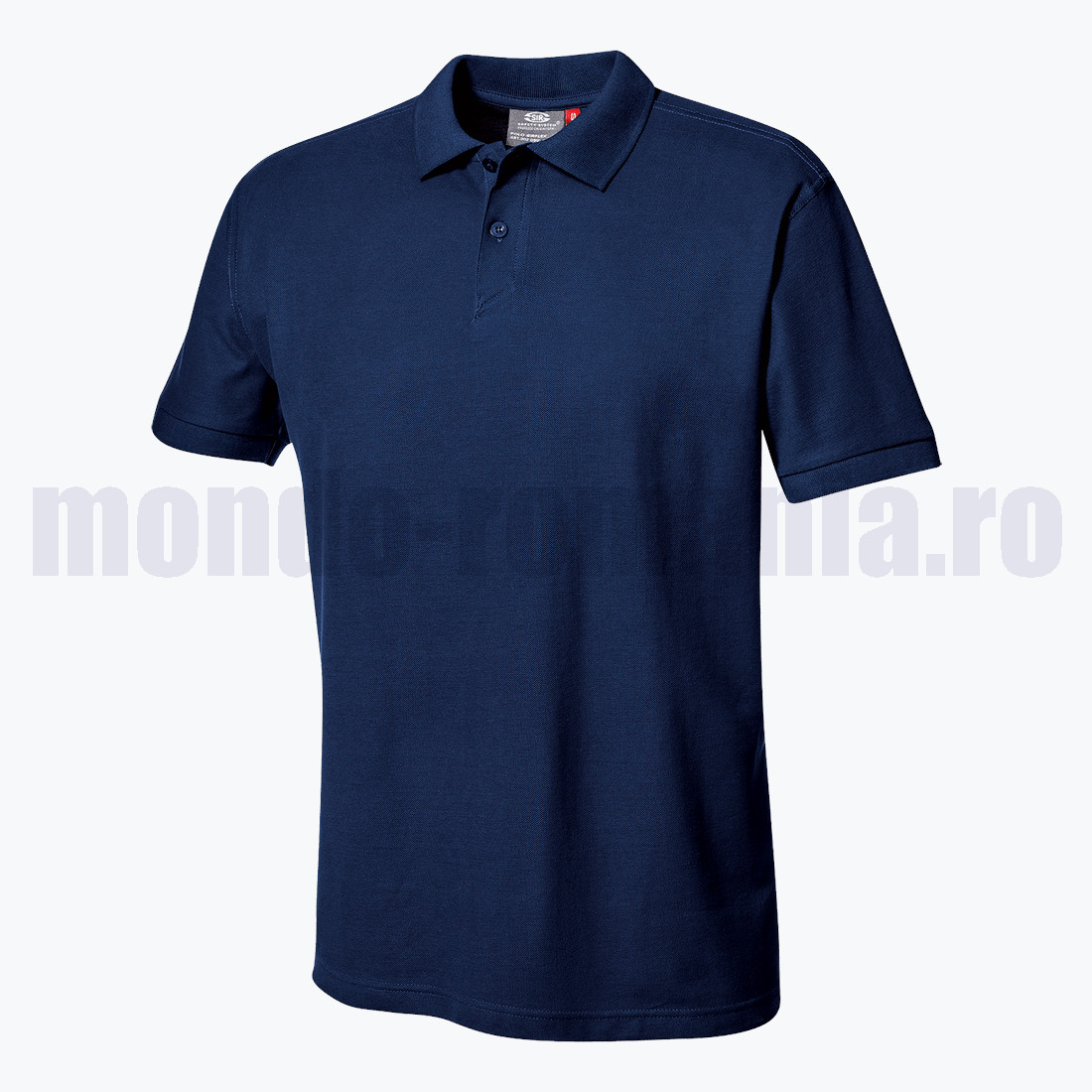 Tricou SIRFLEX POLO bumbac bleumarin cu maneca scurta