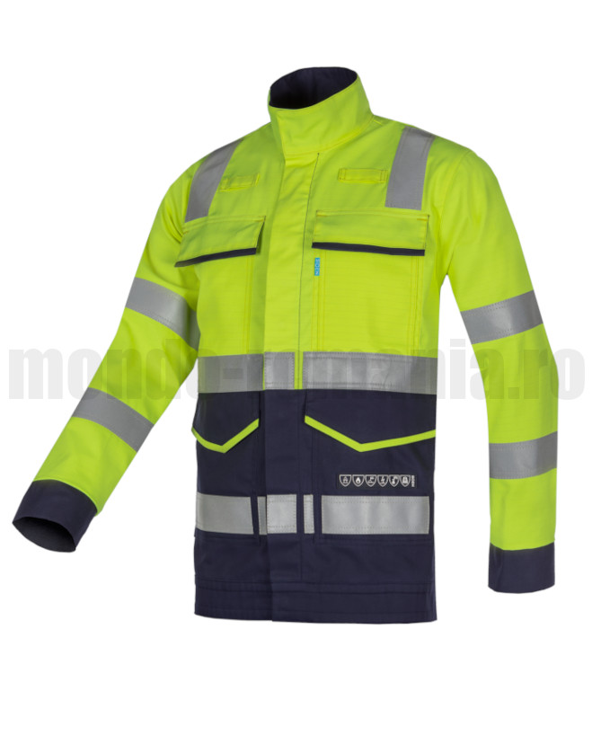 Jacheta SIOEN KOMODO Hi-Vis Neon, antistatica, antichimica, ignifuga