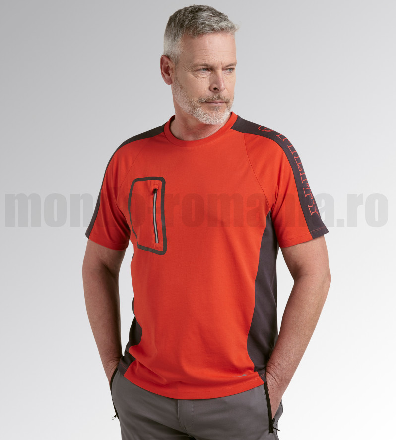 Tricou DIADORA Cross Organic Rosu