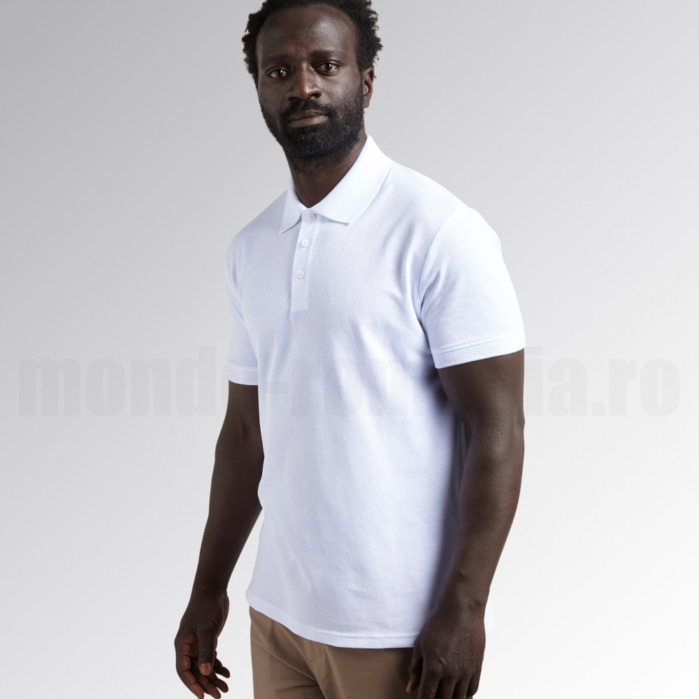 Tricou POLO bumbac organic cu maneca scurta - Utility DIADORA - ATLAR ORGANIC alb