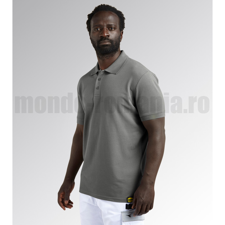 Tricou POLO din bumbac organic - DIADORA ATLAR ORGANIC gri