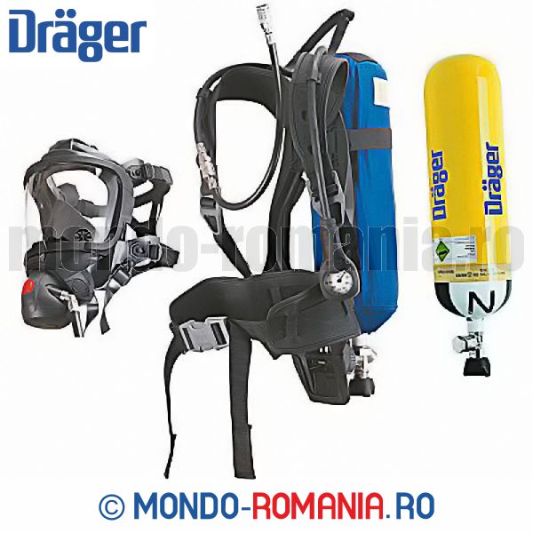 Aparat de respirat autonom, cu aer comprimat si presiune pozitiva - DRAGER PSS 3000PP -ATEX