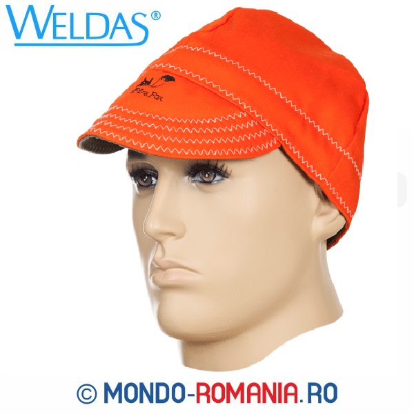 Sapca WELDAS din doc ignifug pentru sudori - WELDAS FIRE FOX sapca orange 23-4514  