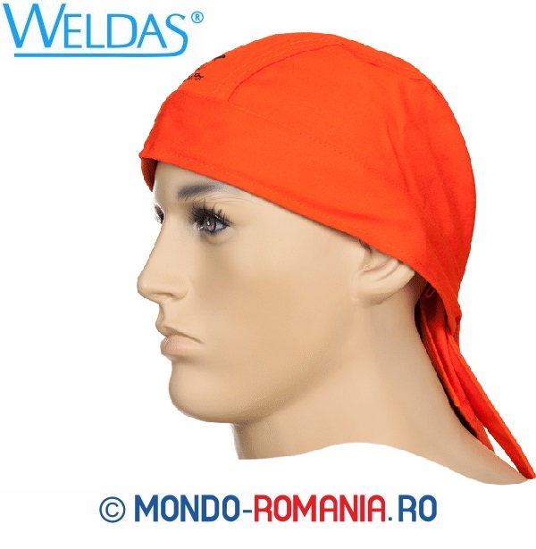 Bandana orange pentru sudori - Bandana Weldas DOO-RAG