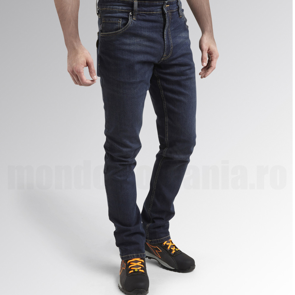Pantaloni blue jeans - DIADORA - 5PKT Dirty Washing