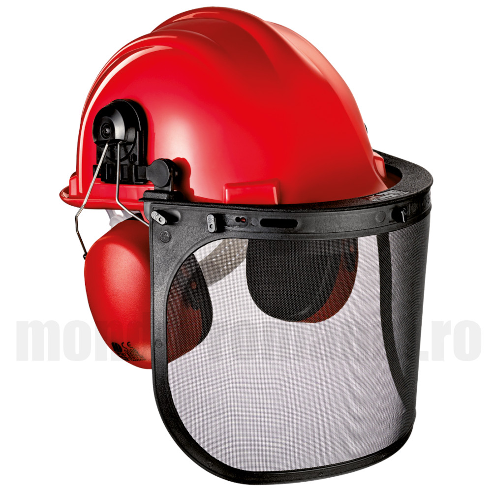 Set complet de protectie pentru lucratori forestieri - Basic Forestry - casca, viziera, antifoane - FB1134