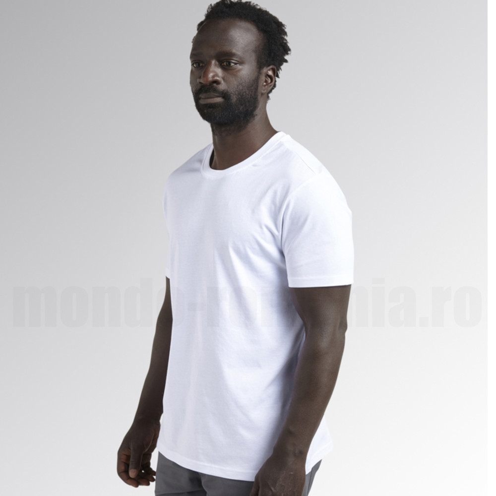 Tricou Diadora din bumbac organic - DIADORA ATONY ORGANIC alb