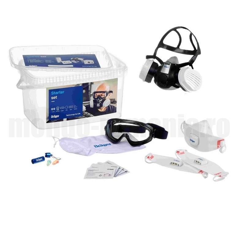 Set complet pentru vopsitorie, dezinfectii, dezinsectii pe baza de solventi organici - DRAEGER Starter KIT - Cod 3737916