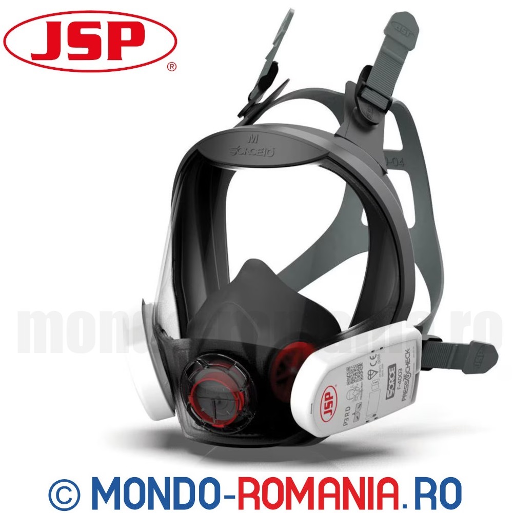 Masca integrala de gaze JSP FORCE10 echipata cu 2 filtre ABEK1P3 - JSP FORCE10 Typhoon + ABEK1P3