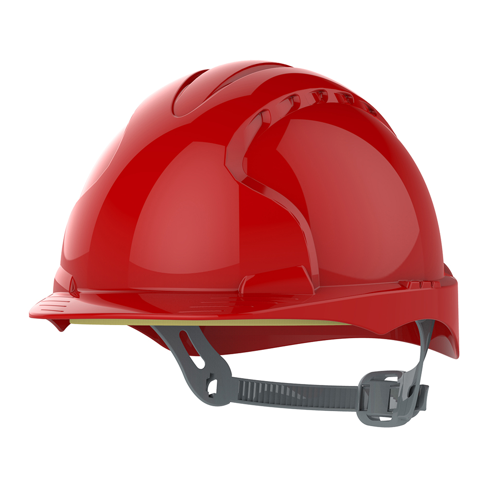 Casca JSP EVO2 albastra, culoarea rosie