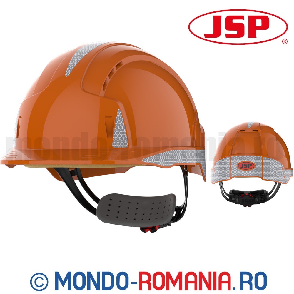 Casca orange reflectorizanta de protectie JSP EVOLITE CR2