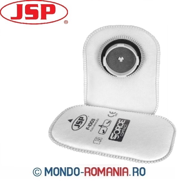 Set de filtre pentru protectie la pulberi de particule solide JSP P3 Press To Check COMPACT set 2 buc