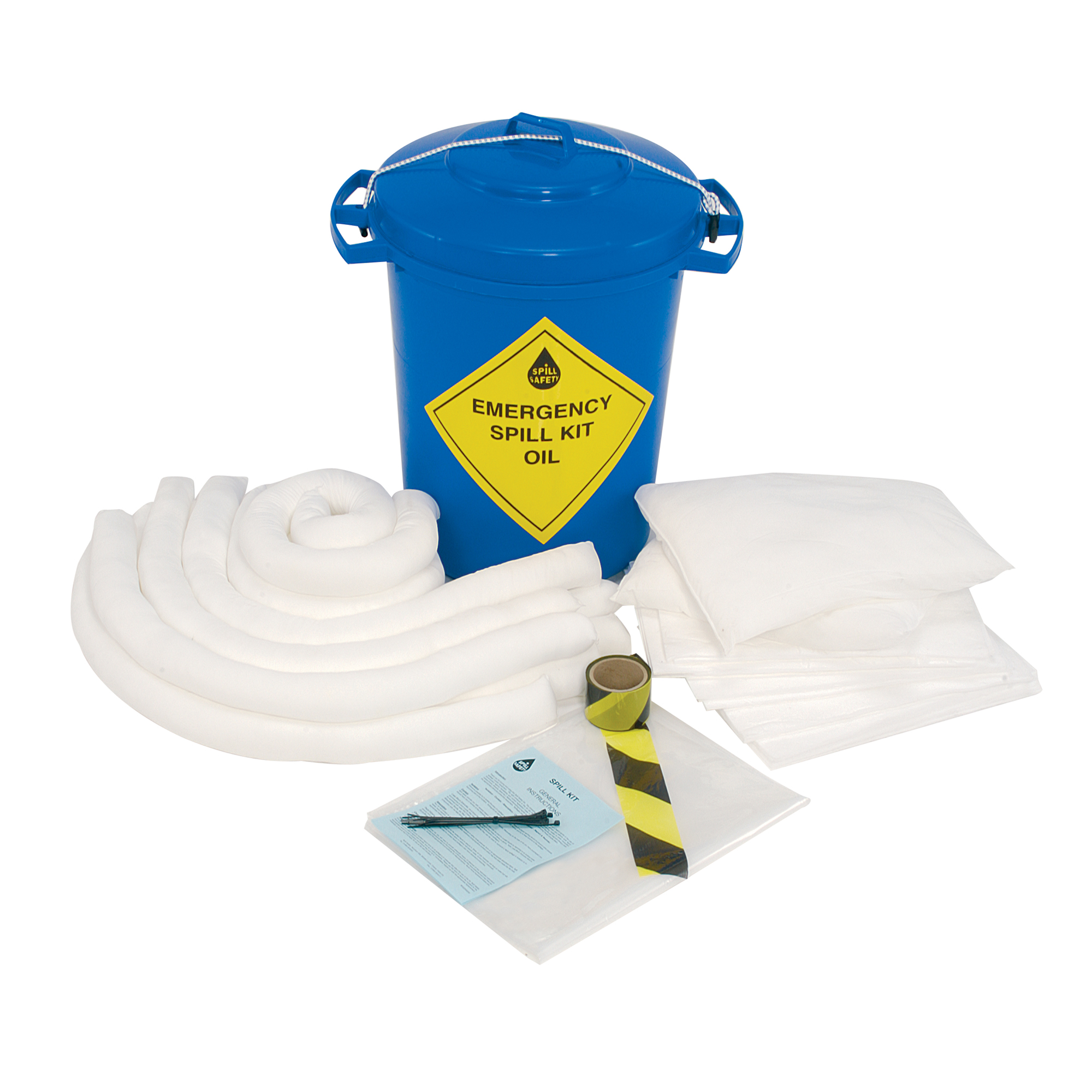 Kit interventie pentru deversari de produse petroliere JSP OIL KIT 90L