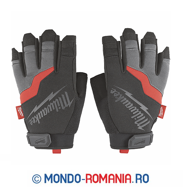 Manusi profesionale de lucru fara degete MILWAUKEE Half Finger