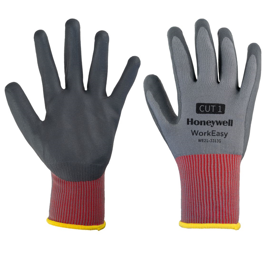 Manusi de protectie imersate partial pe suport tricot Honeywell WorkEasy nitril 3313G