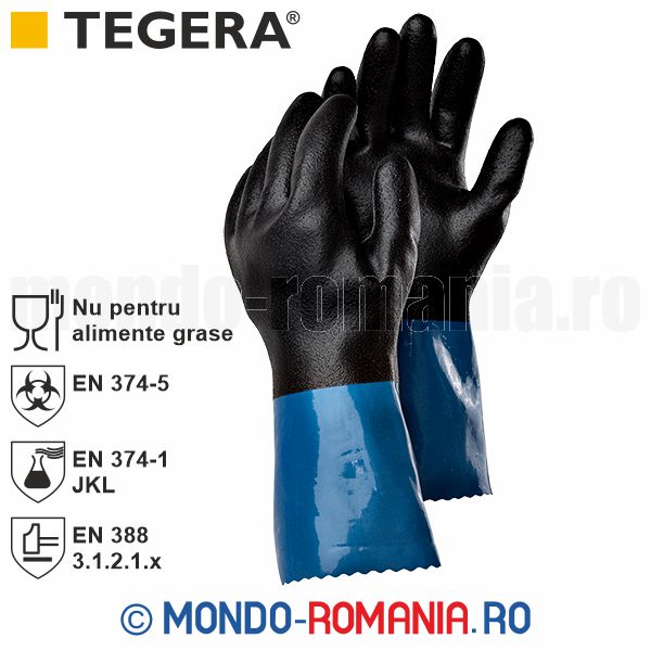 Manusi antichimice din nitril-PVC TEGERA 71000